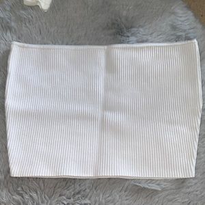 PacSun Plain White Tube Top